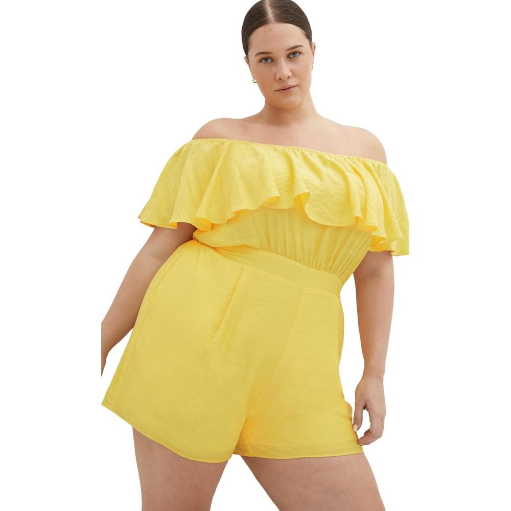image:imageCity Chic Womens Plus Size Serene PlaysuitSunshine