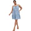 image:imageCity Chic Womens DressSweet Tiers MiniLight Wash