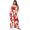 image:imageCity Chic Womens Plus Size Jumpsuit  Ellie OasisRed Abstract