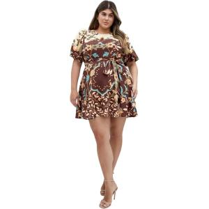 City Chic Womens Dress – Forever Placement Linen(Forever Florence)