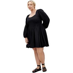 City Chic Women’s Plus Size Dress – Emmie Print(Black)