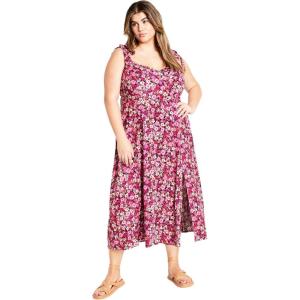 City Chic Women’s Plus Size Dress – Tamara(Ditsy Floral)
