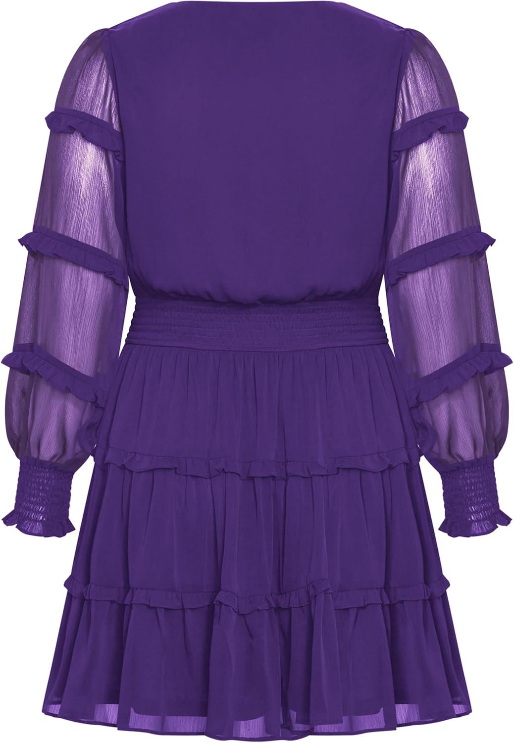 image:imageCity Chic Womens Plus Size Dress Daisy MayRoyal Purple