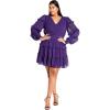 image:imageCity Chic Womens Plus Size Dress  Daisy MayRoyal Purple