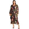 image:imageCity Chic Womens Plus Size Maxi Dress  Bridgette Print