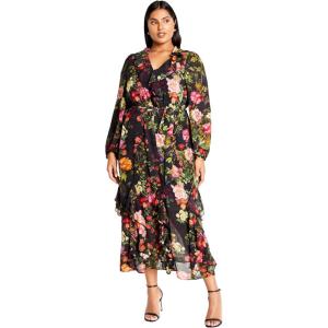 City Chic Women’s Plus Size Maxi Dress – Bridgette Print