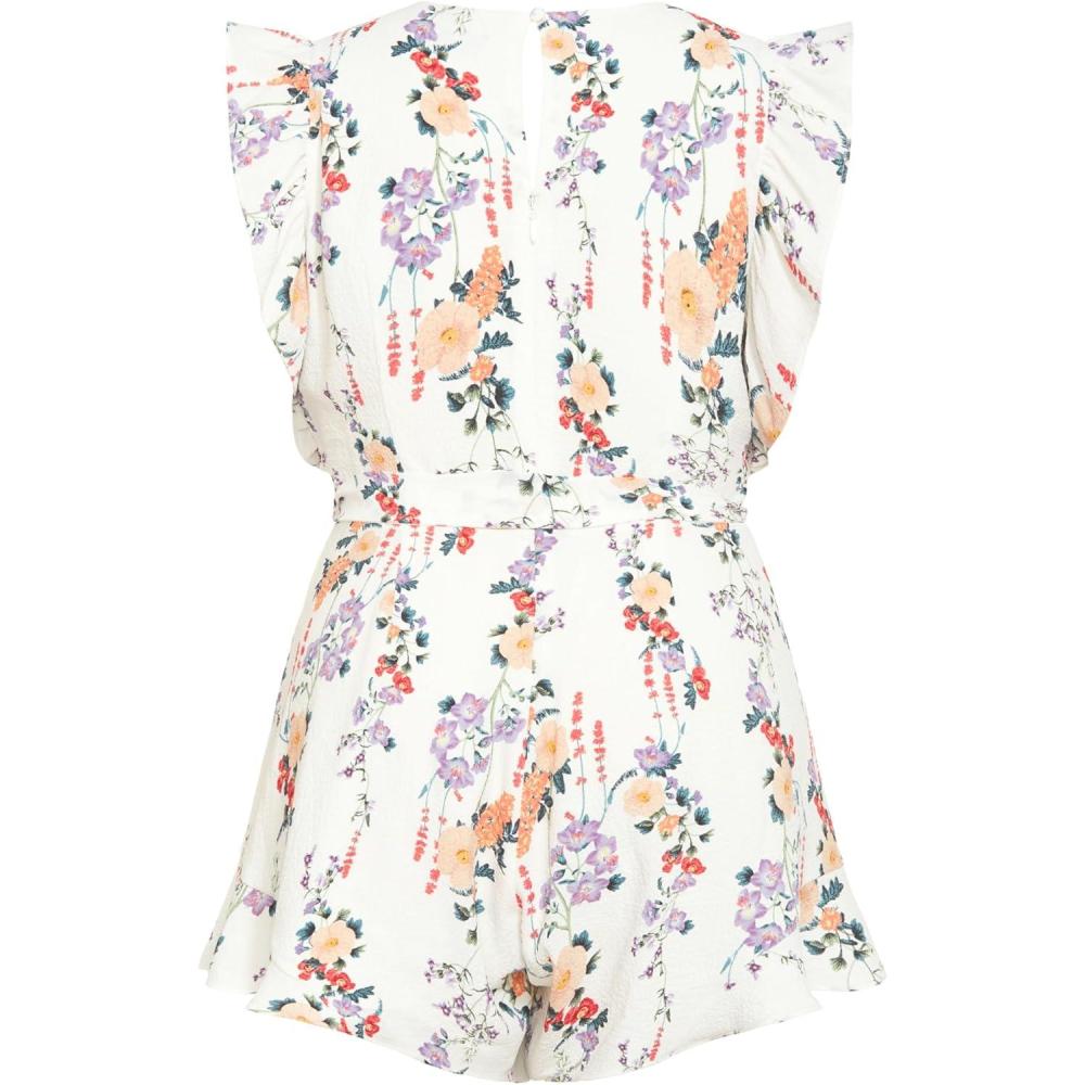 image:imageCity Chic Womens Plus Size Fee Print PlaysuitClimbing Blossom