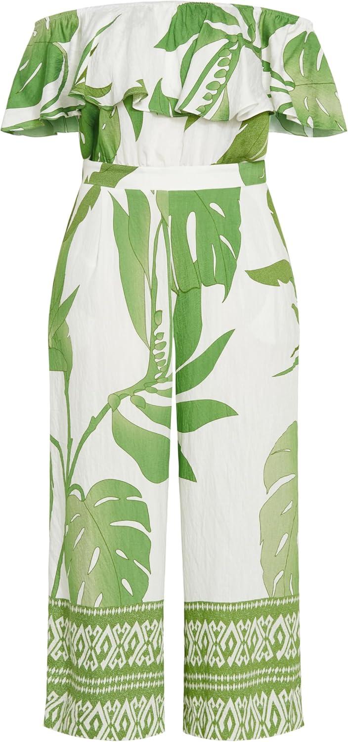 image:imageCity Chic Womens Peta JumpsuitOpulent Oasis