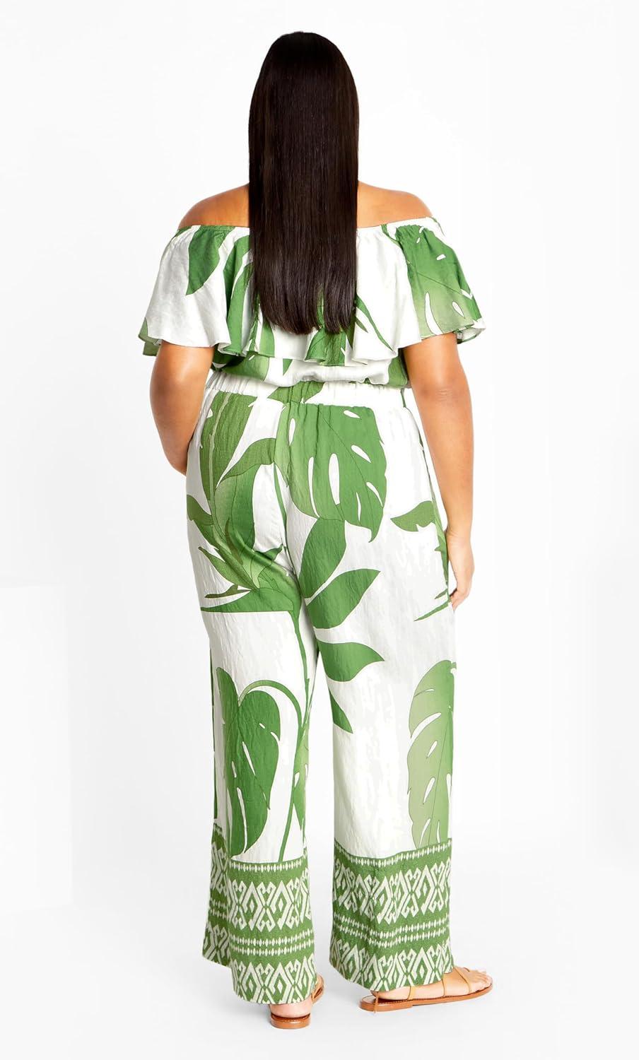 image:imageCity Chic Womens Peta JumpsuitOpulent Oasis