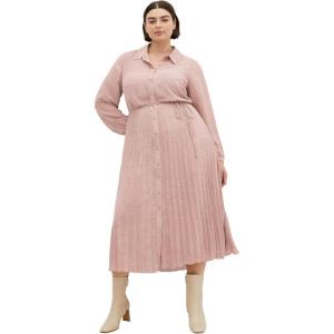 City Chic Plus Size Honey Lane Print Floss Dress(Floss Print)