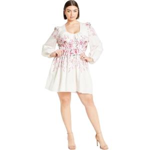 City Chic Women’s Plus Size Dress Keyla PRT(Posie Iry Perfection)