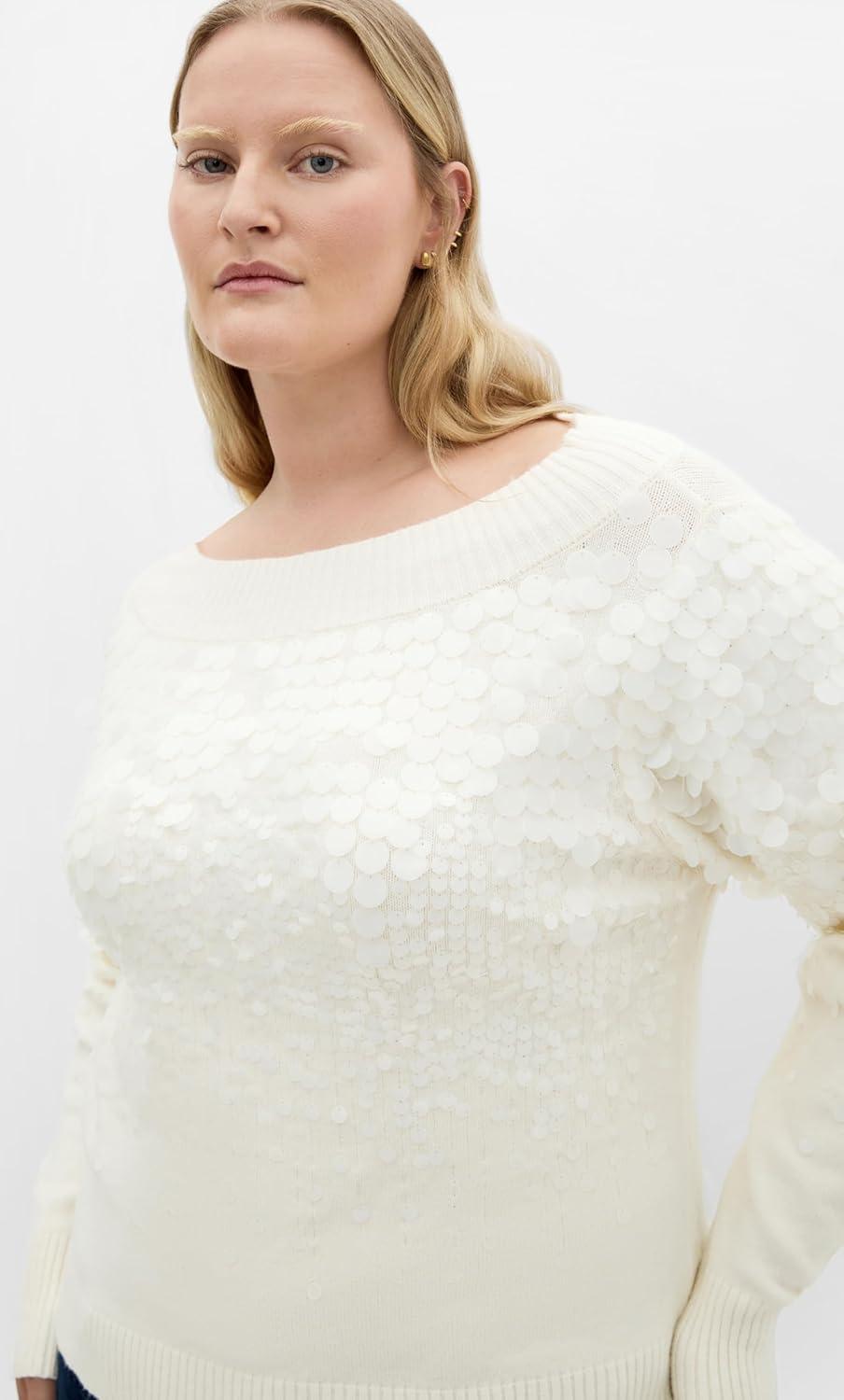 image:imageCity Chic Womens Plus Size Jumper BraylinIvory