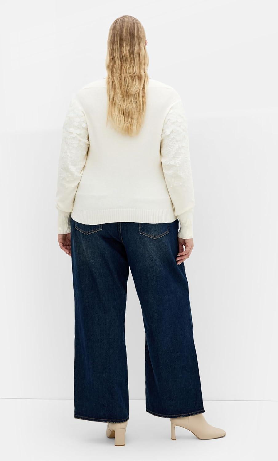 image:imageCity Chic Womens Plus Size Jumper BraylinIvory