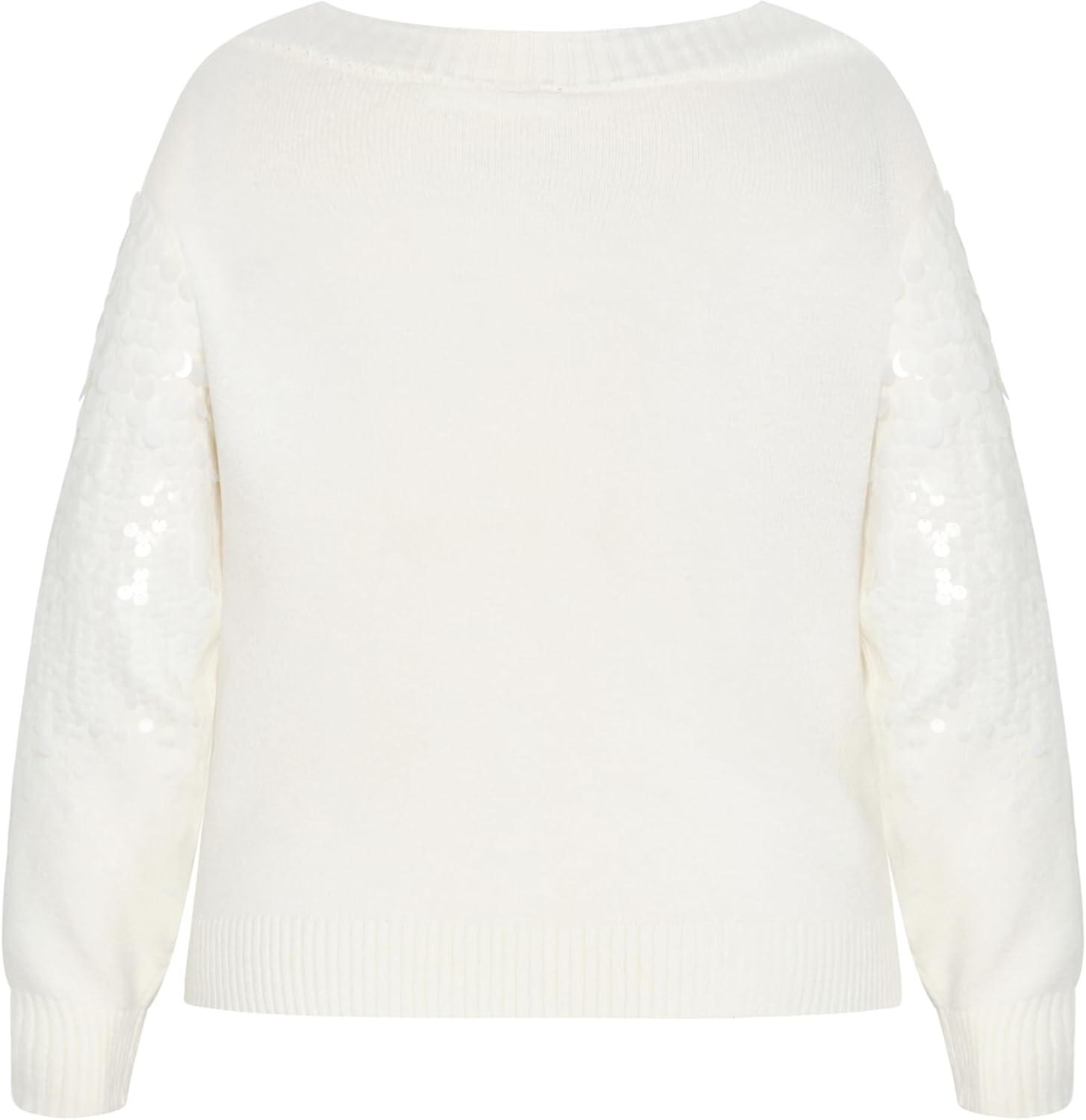 image:imageCity Chic Womens Plus Size Jumper BraylinIvory