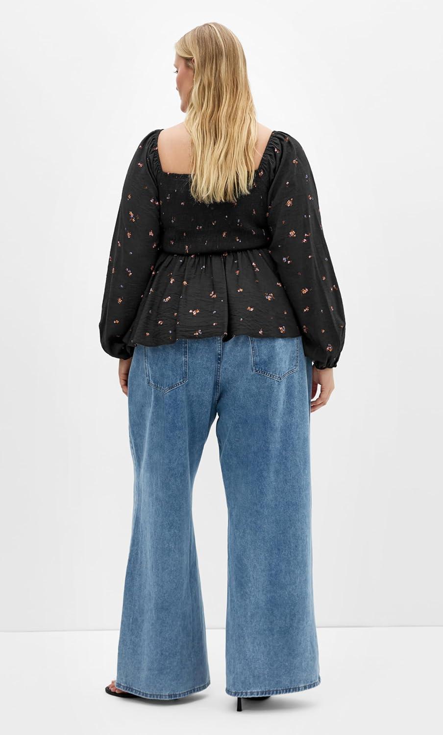 image:imageCity Chic Womens Top Gigi Long Sleeve Daisy PrintBaby Ditsy