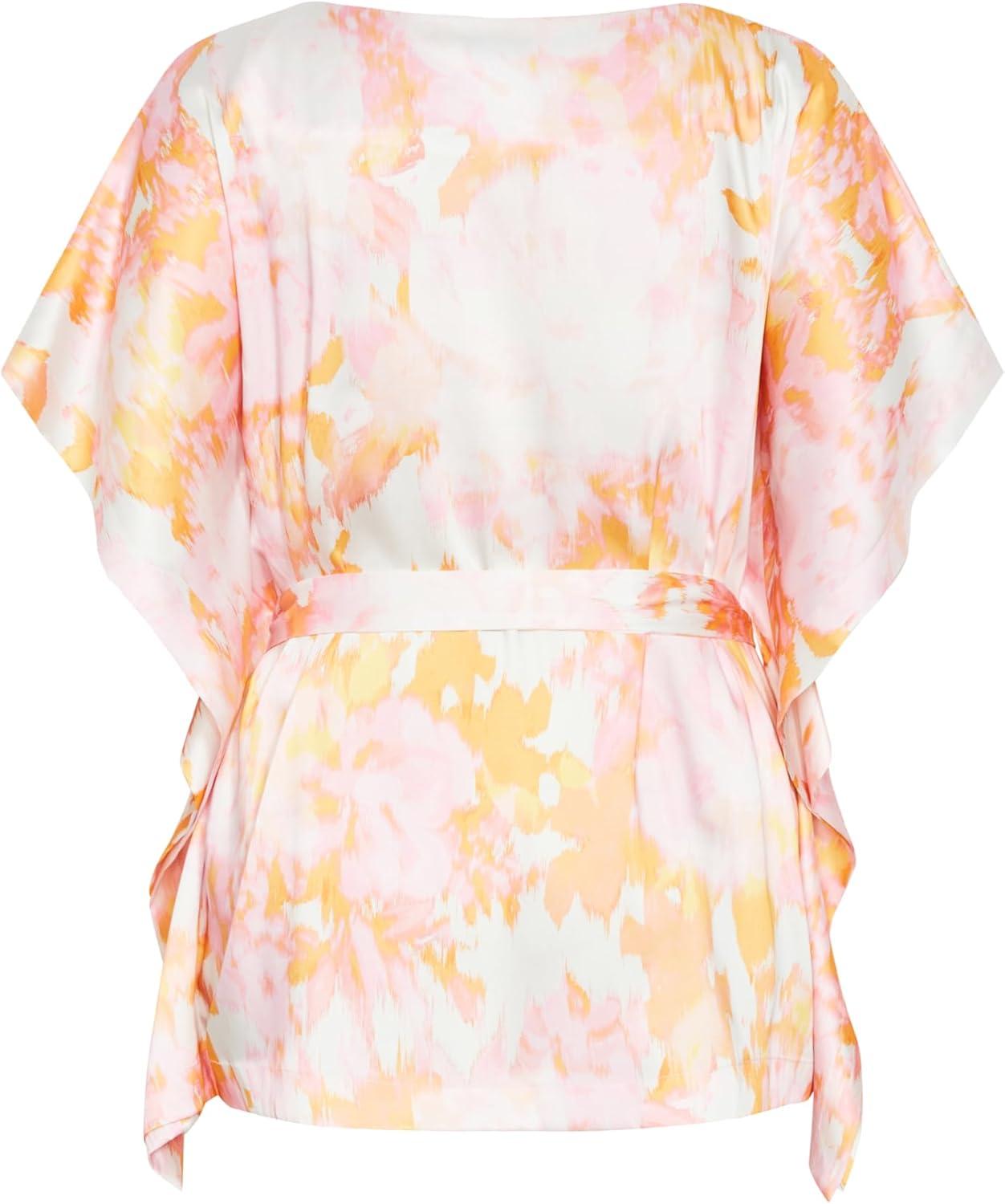 image:imageCity Chic Womens Top Sunrise PrintPink Print