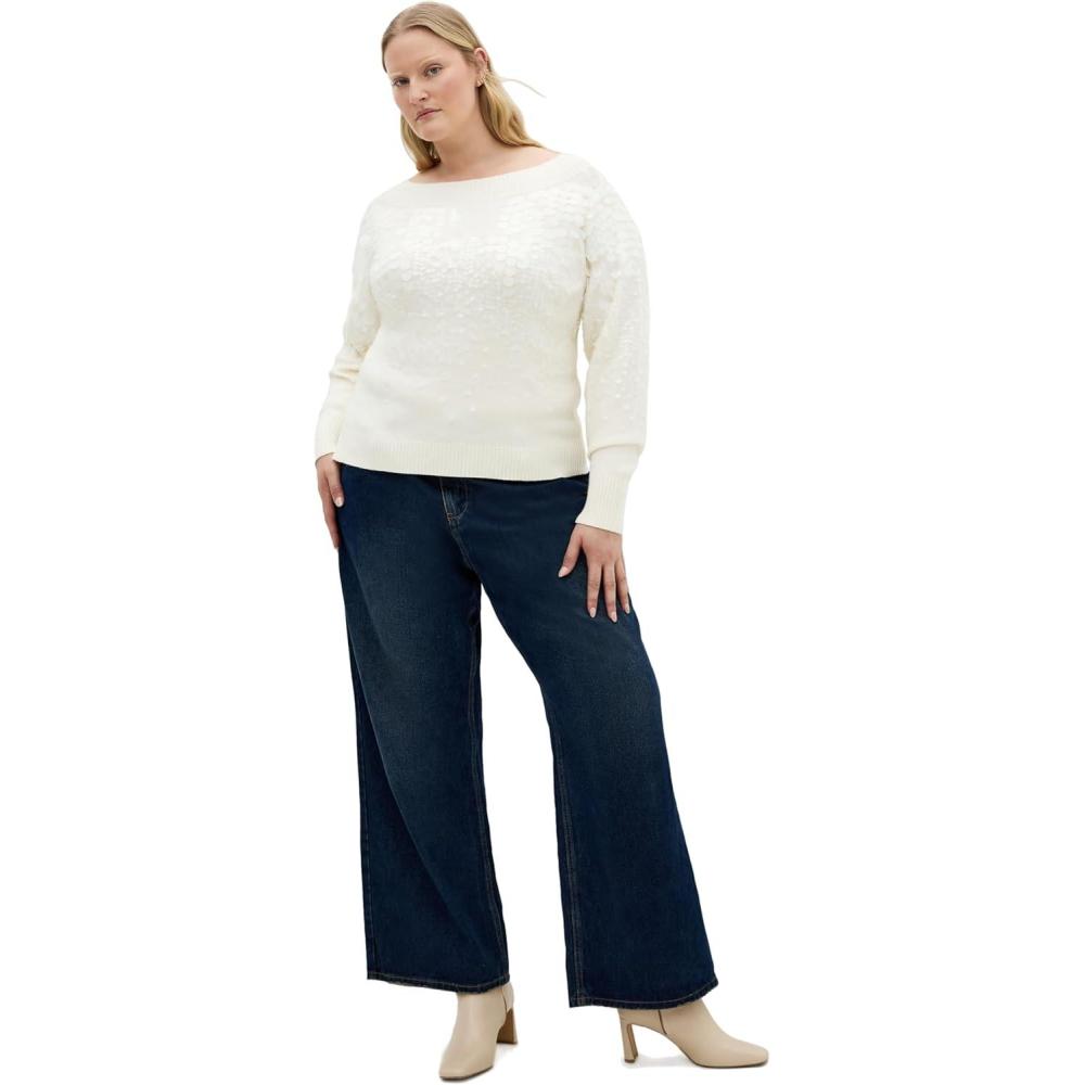 image:imageCity Chic Womens Plus Size Jumper  BraylinIvory