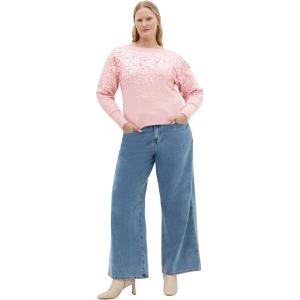 City Chic Women’s Plus Size Jumper – Braylin(Blushing Bride)