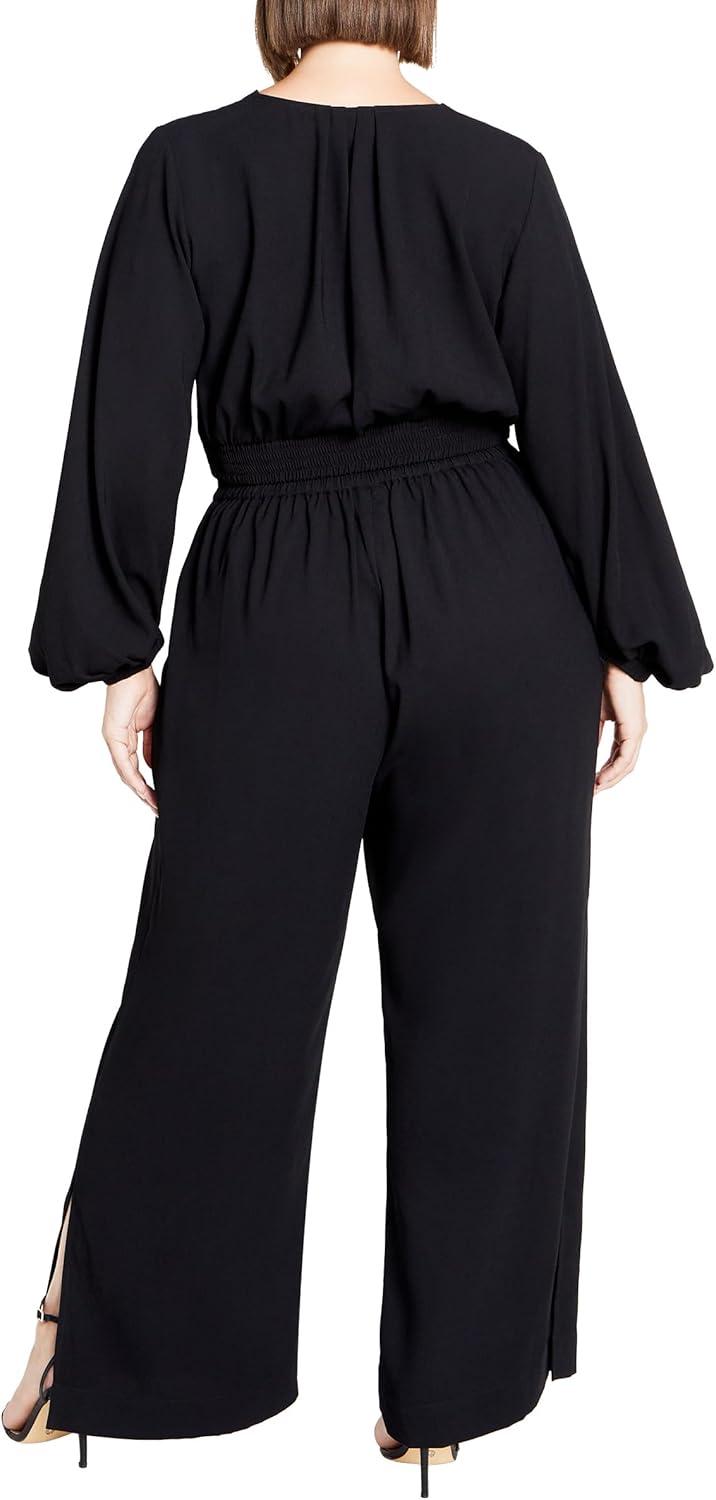 image:imageCity Chic Womens Plus Size Fiesta TopBlack