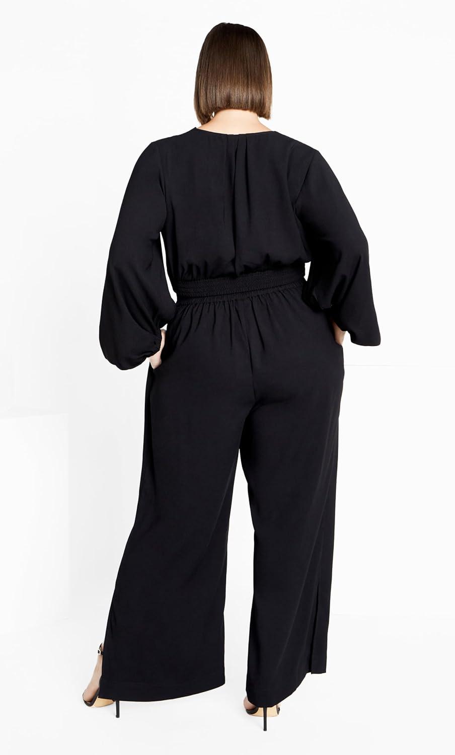 image:imageCity Chic Womens Plus Size Fiesta TopBlack