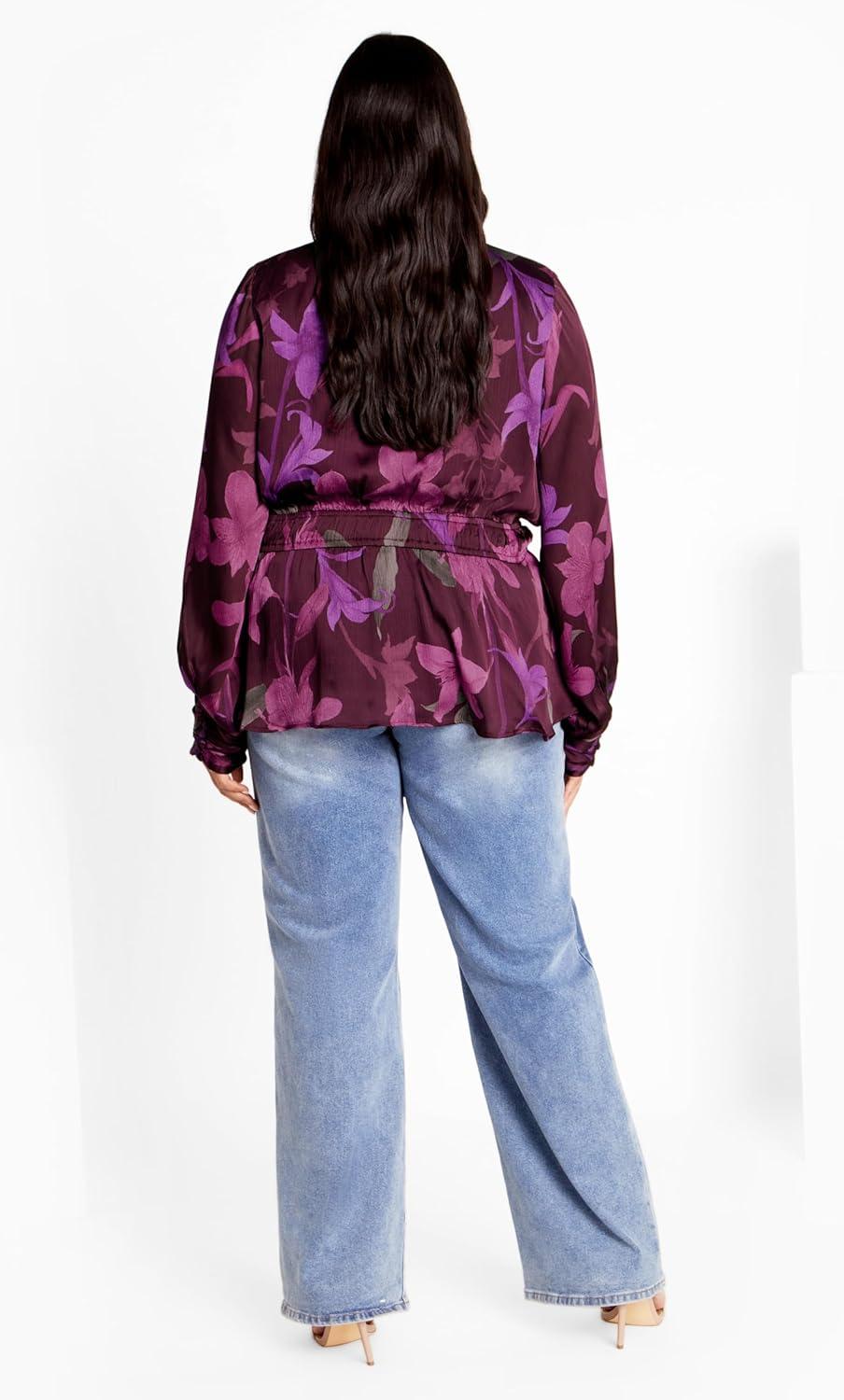 image:imageCity Chic Womens Plus Size Katya TopLavish Lily