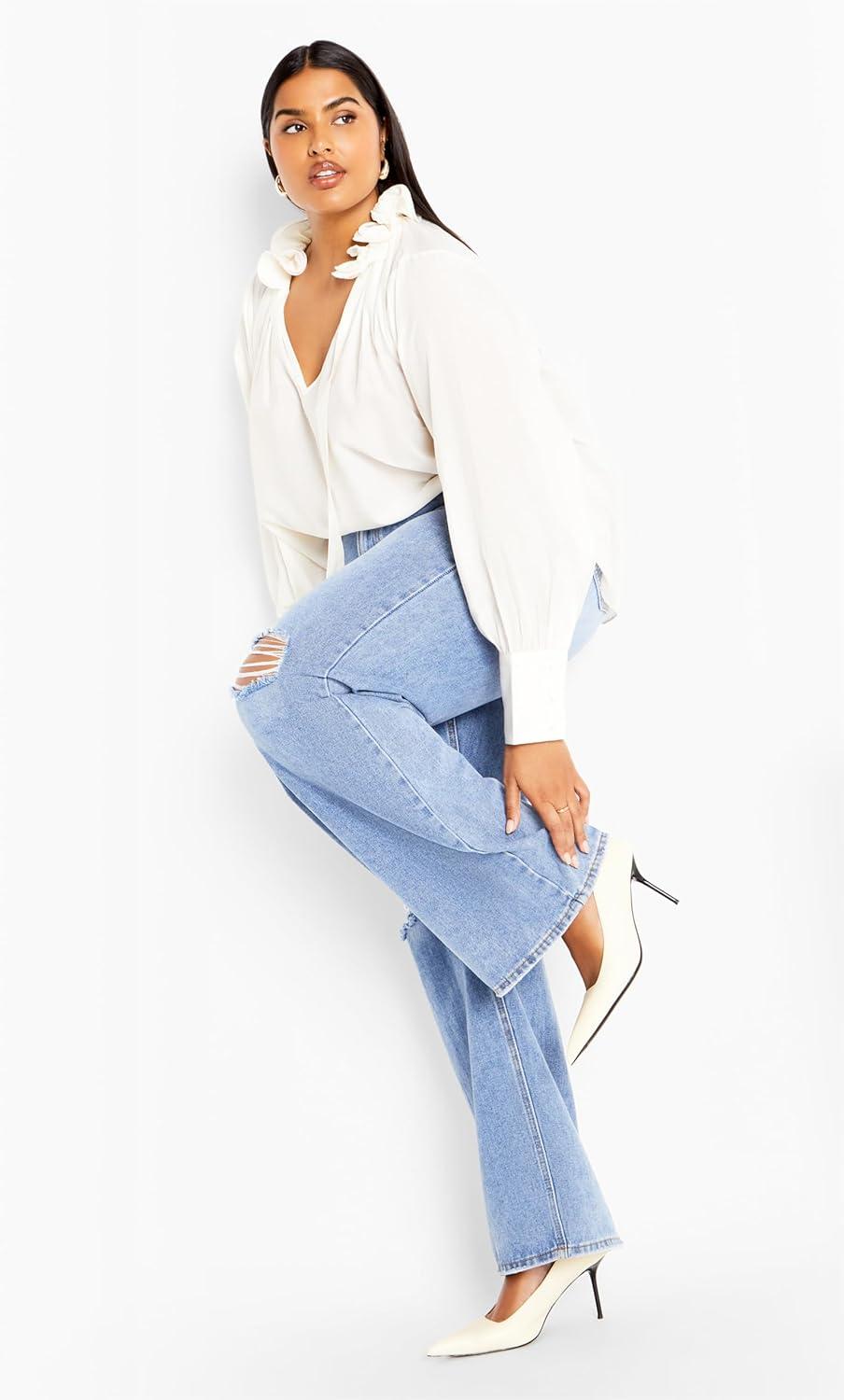 image:imageCity Chic Womens Plus Size Top AntoinetteCream