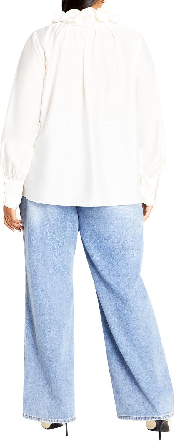 image:imageCity Chic Womens Plus Size Top AntoinetteCream