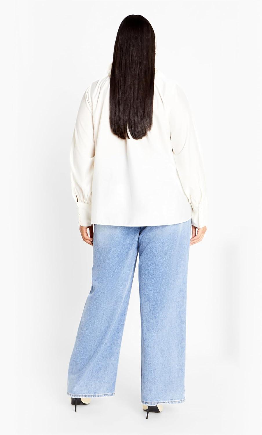 image:imageCity Chic Womens Plus Size Top AntoinetteCream