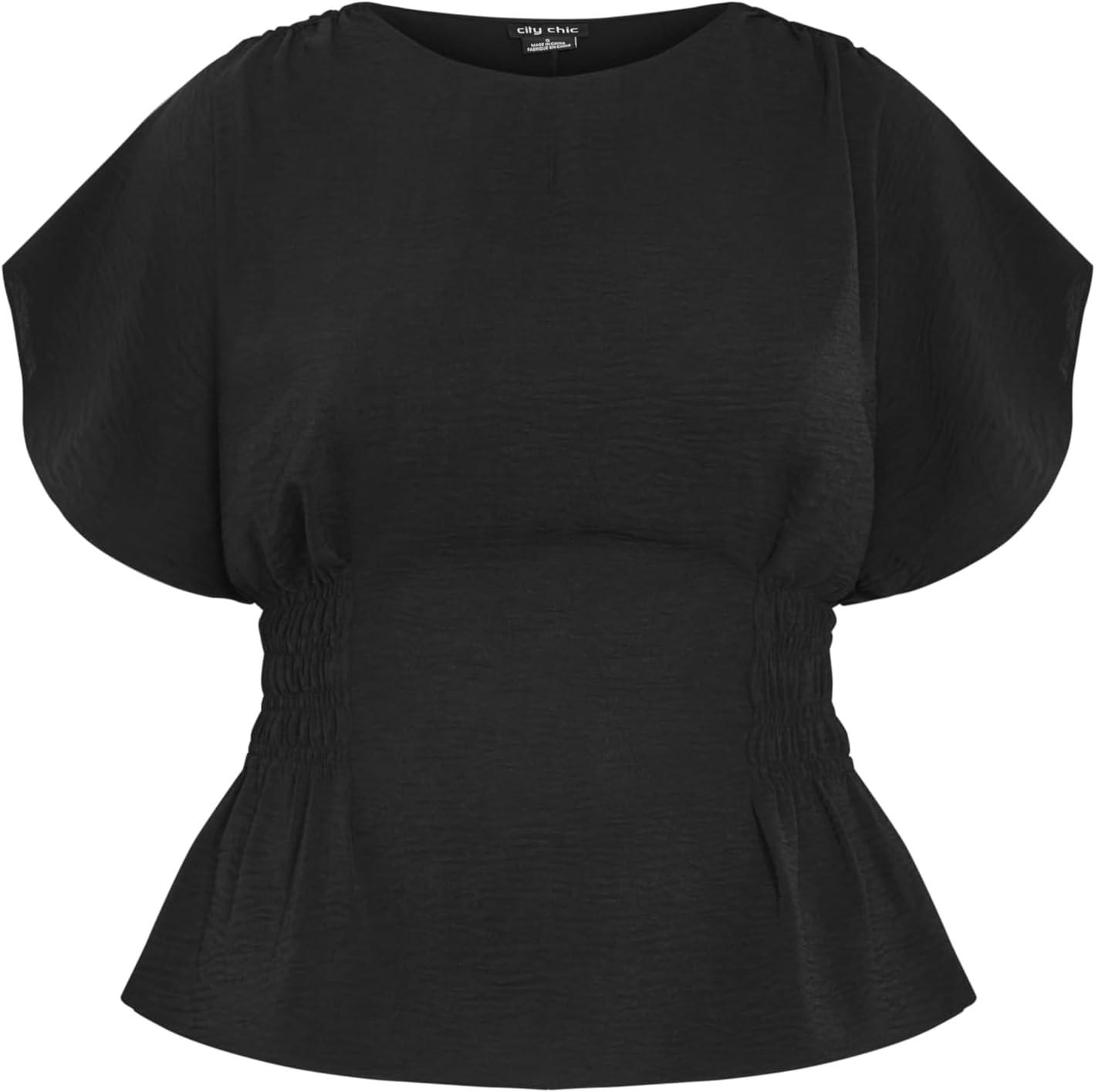 image:imageCity Chic Womens Plus Size Top CaraBlack