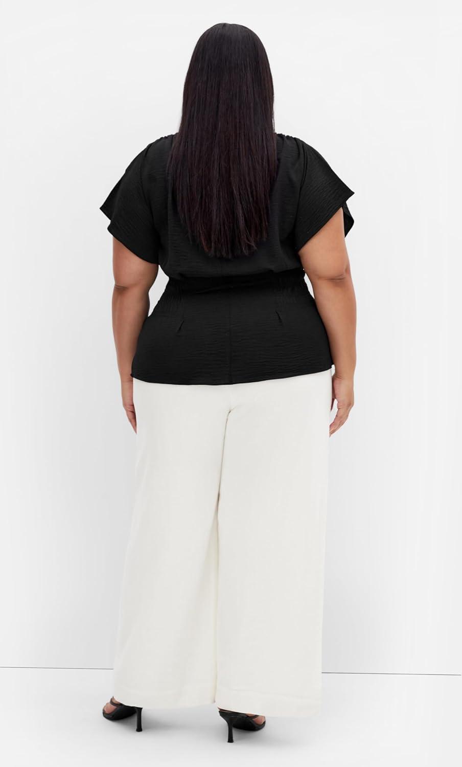 image:imageCity Chic Womens Plus Size Top CaraBlack