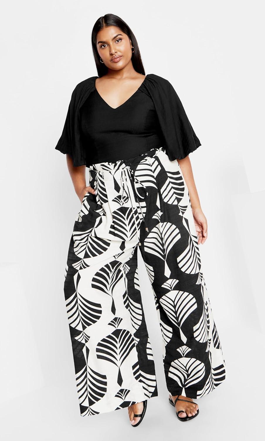 image:imageCity Chic Womens Plus Size Top PetaBlack