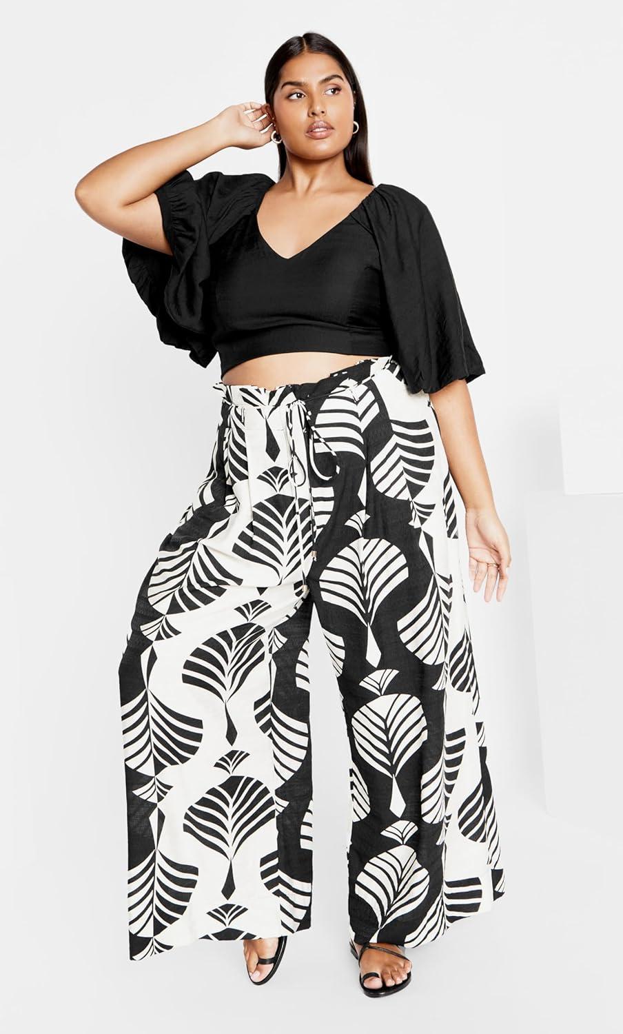 image:imageCity Chic Womens Plus Size Top PetaBlack
