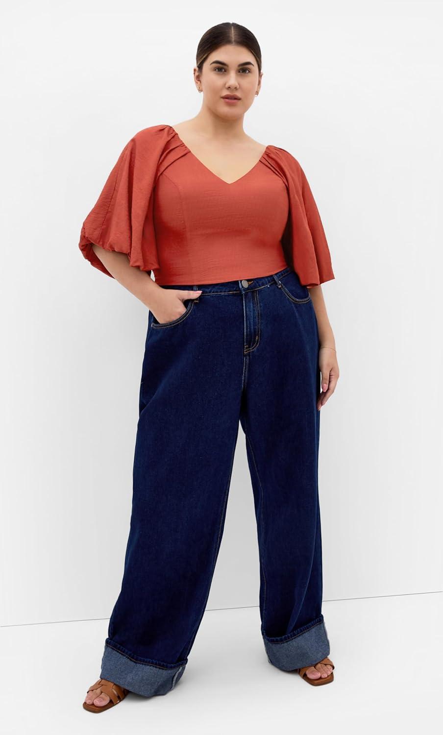 image:imageCity Chic Womens Plus Size Top PetaCinnamon