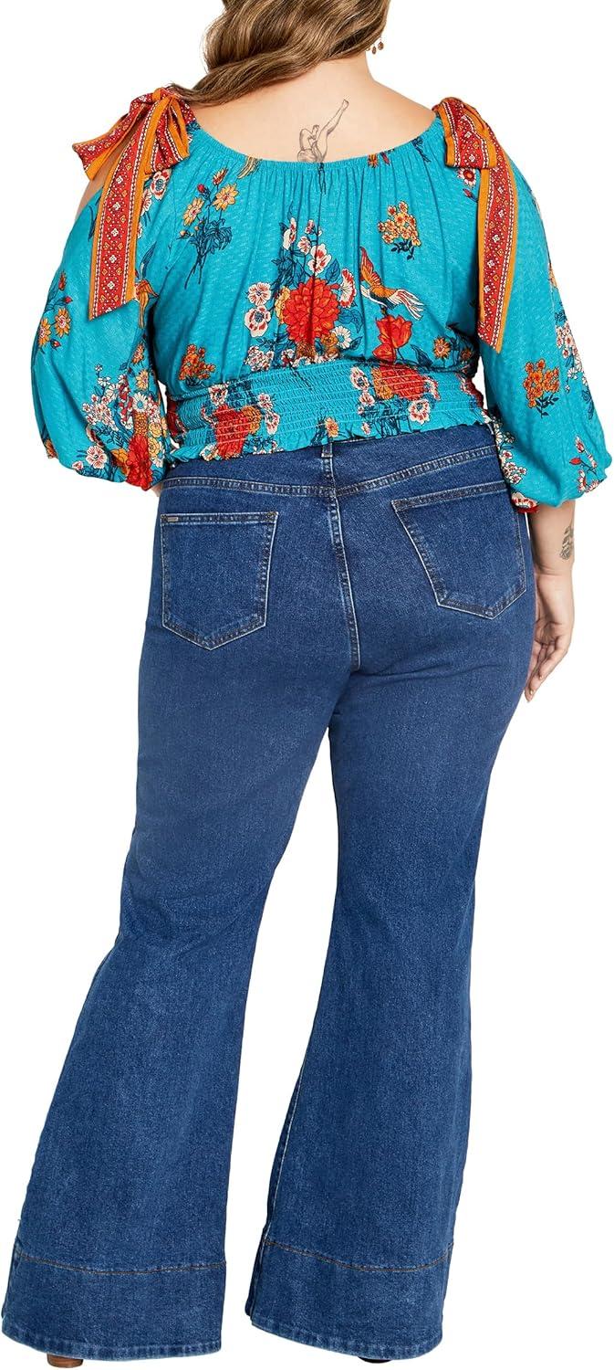 image:imageCity Chic Womens Plus Size Venice TopJade