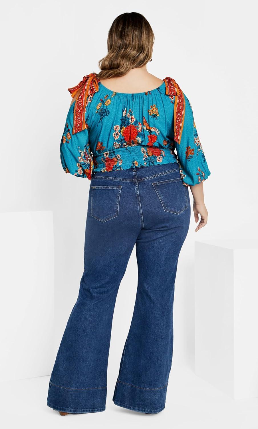 image:imageCity Chic Womens Plus Size Venice TopJade