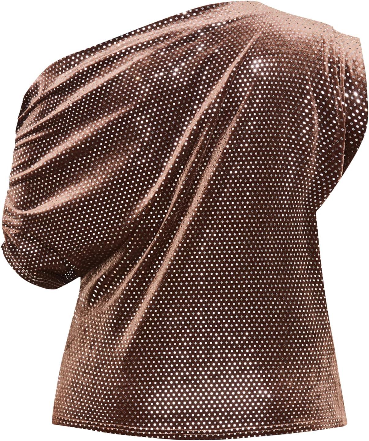 image:imageCity Chic Womens Top Shimmy Off ShoulderBronze