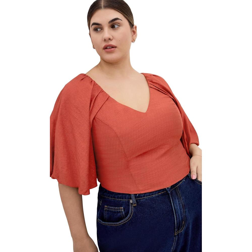 image:imageCity Chic Womens Plus Size Top  PetaCinnamon
