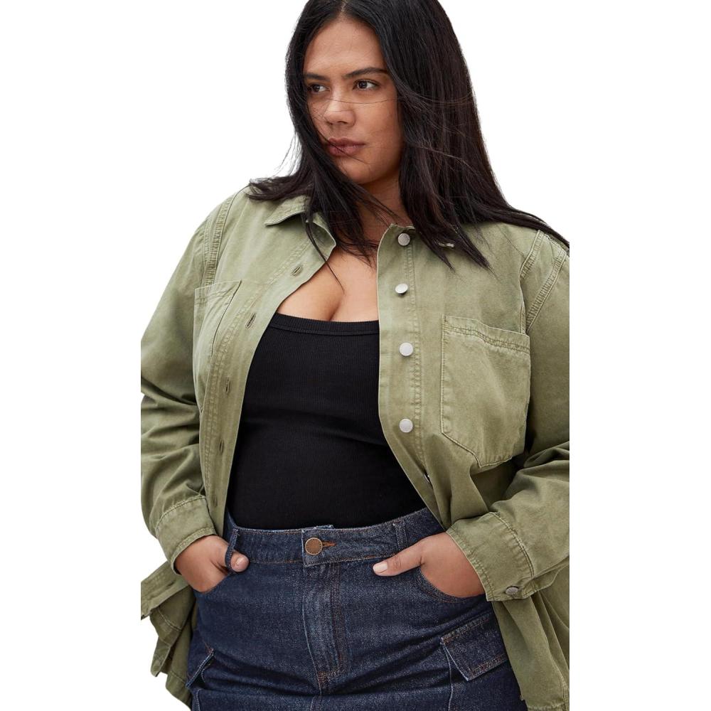 image:imageCity Chic Womens Shirt  LivKhaki