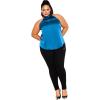image:imageCity Chic Womens Citychic Plus Size Top Sexy ShineDeep Teal