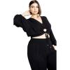 image:imageCity Chic Womens Plus Size Fiesta TopBlack