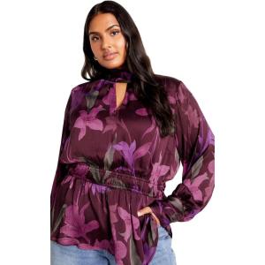 City Chic Women’s Plus Size Katya Top(Lavish Lily)