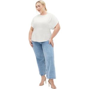 City Chic Women’s Plus Size Top – Cara(Ivory)