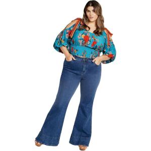City Chic Women’s Plus Size Venice Top(Jade)