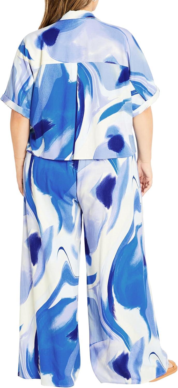 image:imageCITY CHIC Plus Size Shirt Esme Print ShirtWhirlpool