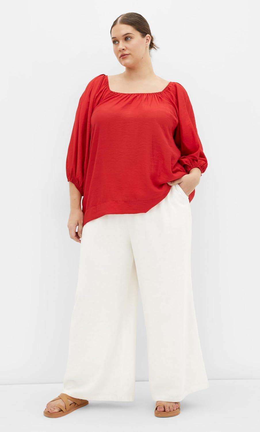 image:imageCity Chic Womens Plus Size Top LeilaCherry