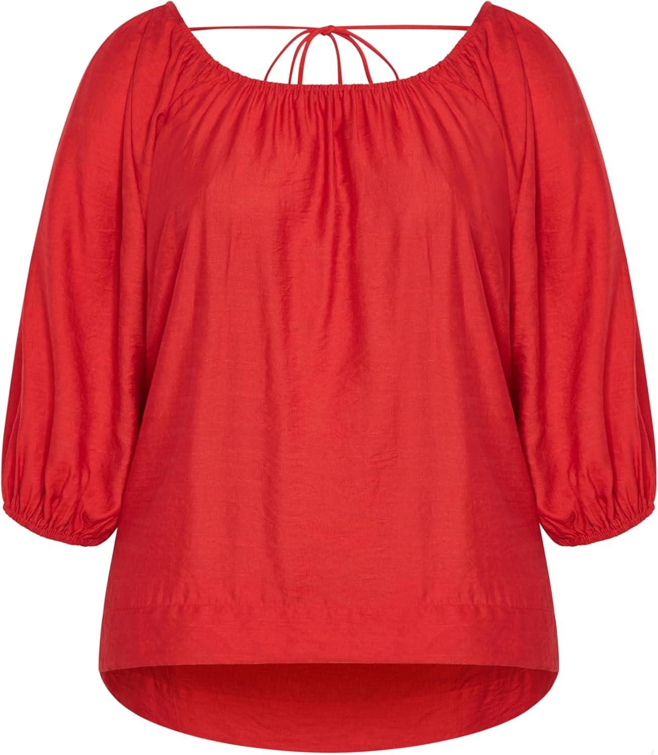 image:imageCity Chic Womens Plus Size Top LeilaCherry