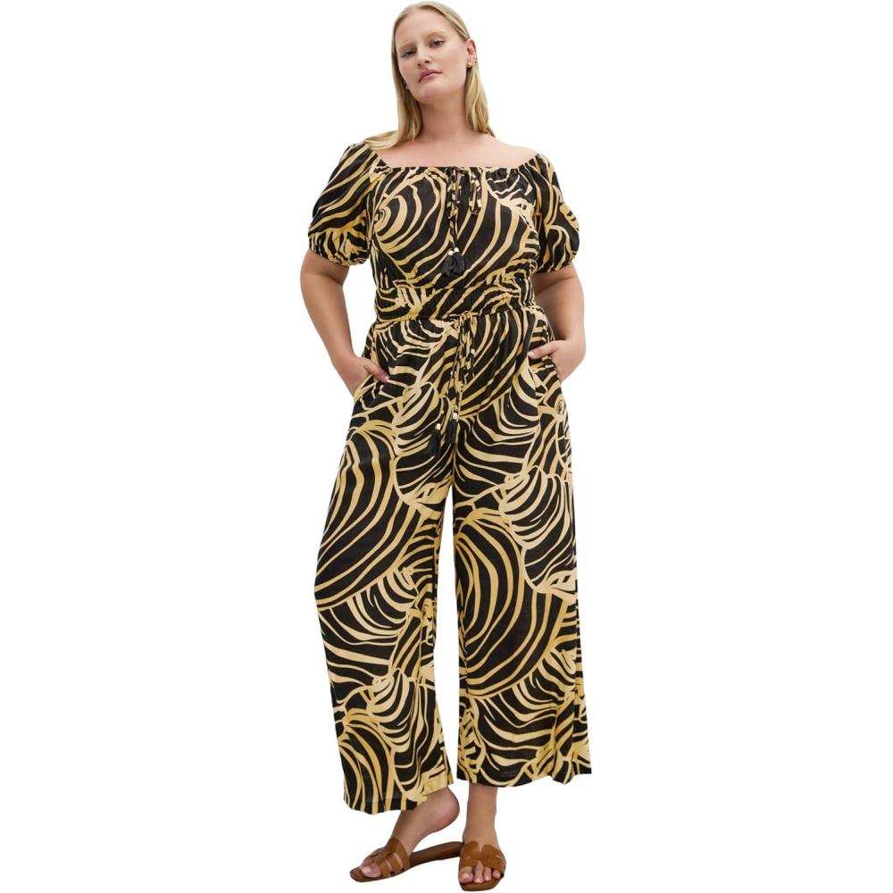 image:imageCity Chic Womens Plus Size Jumpsuit Erica SwirlSea Swirl