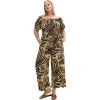 image:imageCity Chic Womens Plus Size Jumpsuit  Erica SwirlSea Swirl
