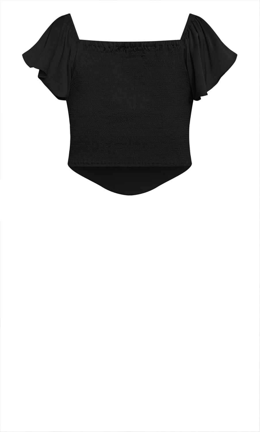 image:imageCity Chic Plus Size Top Mae TopBlack