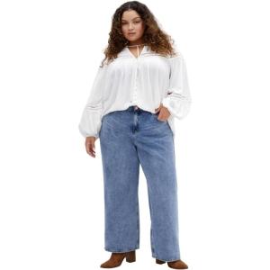 City Chic Women’s Plus Size Shirt(Ivory)